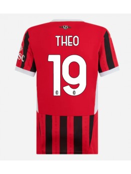 Billige AC Milan Theo Hernandez #19 Hjemmedrakt Dame 2024-25 Kortermet